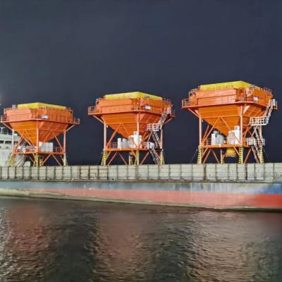 China 35CBM left moving type fit for cement grain ash ore bulk cargo eco dustproof hopper for sale