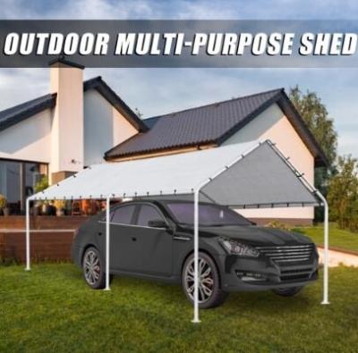 China Hot Sale Metal Car Shelter 3x6M With Waterproof And UV Resistant PE Car Cover for sale