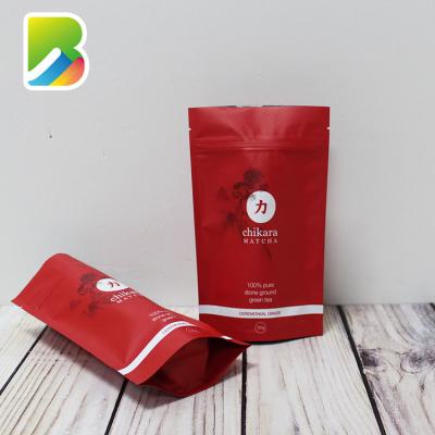 China Moisture Proof Foil Coffee With Custom Printed Design Aluminum Foil Black Tea Digital Printing Bpa Resealable Stand Up Pouch Stand Up Foil for sale