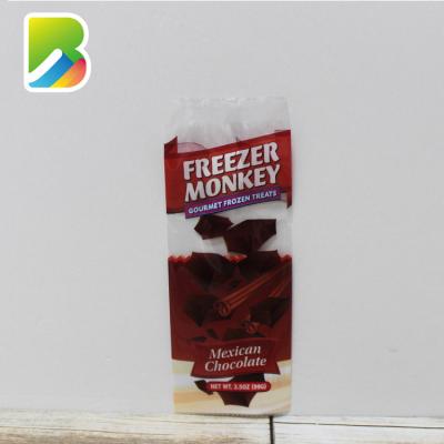 China Color Printed Plastic Biodegradable Popsicle Bopp Ice Cream Pouch Frozen Food Moisture Proof Bags Pop Up Clear Packaging Packaging Bag for sale