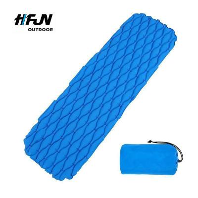 China Light Weight Folding Lightweight Outdoor Sleep Pad Inflatable Backpacking Air Mattress For Tent Camping for sale