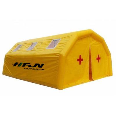 China Refugee Relief Inflatable Outdoor Isolation Tent Family Relief Disaster Inflatable Tent for sale