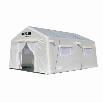 China Outdoor Portable Outdoor Inflatable Rescue Tent Negative Pressure Sanitizing Inflatable Hospital Tent for sale