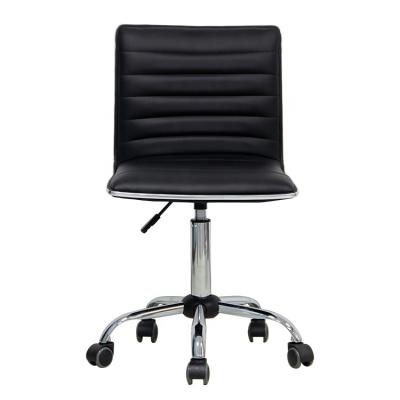 China Revolving Height (Height) Commercial Waiting Adjustable Saloon Chair PU Leather RTS Office Chair for sale