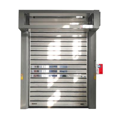 China Modern Rigid Aluminum Spiral 460V High Speed ​​Fast Aluminum Roller Door Shutter For Security for sale