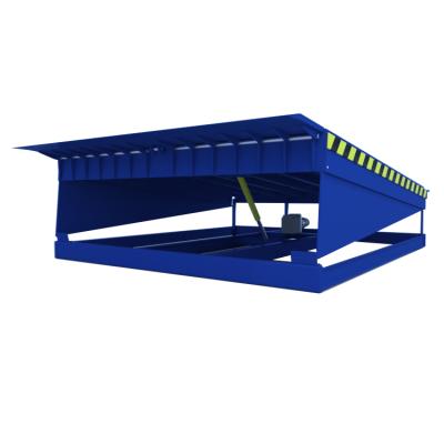 China 2021 Safety Dock Ramp Dock Leveler 15 Ton Bearing Capacity Fixed Warehouse For Container for sale