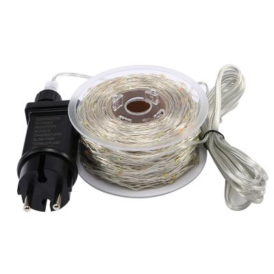 China Outdoor 100M 1000L LED Christmas Light String Micro Fairy String Lights Copper Wire Starry Lights for sale