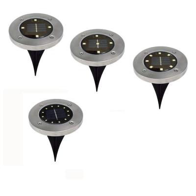 China Outdoor Solar Powered Garden Ground Lights Solar Pathway Pathway Lights for Lawn and Patio Front Yard for sale