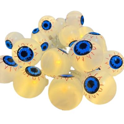 China Halloween Decoration Lights Scary Eyes Decoration Halloween Battery String Light for sale