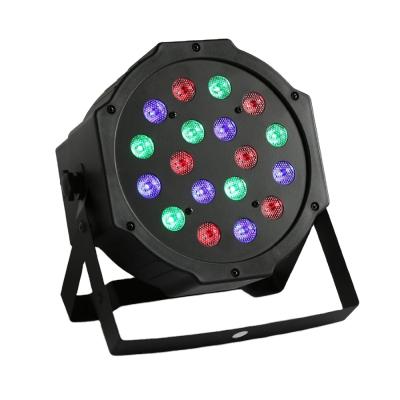 China Decoration RGB PAR Light 18 LED DMX512 Color Mixing Wash Can Present Disco DJ Wedding Party Live Concert Lighting Light Show for sale