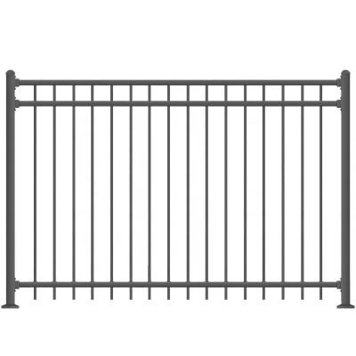 China Easily Compiled Modern Design Fully Assembled Aluminum Fence Iron Fence Panel Panel for sale