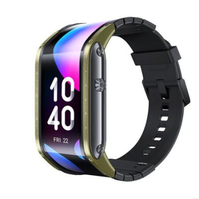 China Smart Watch 3G Mobile Phone OLED Smart Band E-sim Work New Original Foldable Display 4.01inch Android Electronic Flexible Color for sale