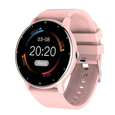 China Zl02 Full Screen IPS Alarm Monitoring Blood Pressure Contact Waterproof Smart Watch Men Bracelet 12months Real-time Fitness Smart Bands for sale