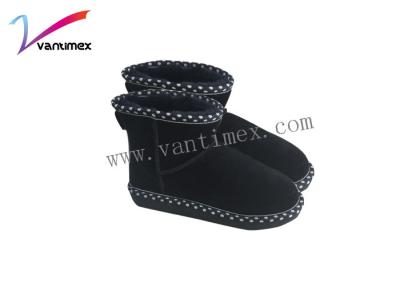 China More fur and thicker short flat winter boots / women ankle boots for sale