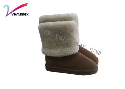 China Artificial fur low Womens Luxury Boots warm lady style EVA Outsole for sale