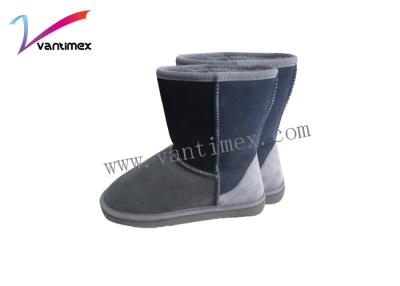 China Acobarde las botas de lujo para mujer de la felpa del invierno del ante con color del contraste en venta