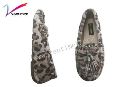 China La casa cómoda del mocasín del leopardo clásico del OEM calza el mocasín en venta