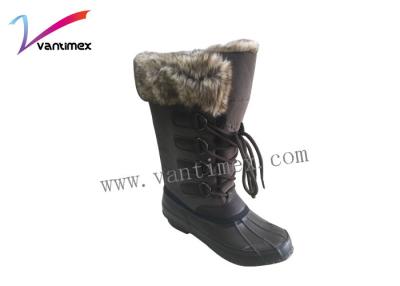 Chine Les bottes de pluie élégantes de fourrure de confort imperméable plus épais de ceinture classent 36 - 42# à vendre