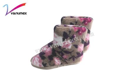 Chine Les bottes chaudes d'hiver de fleur à la mode pour des dames chauffent les bottes velues à vendre