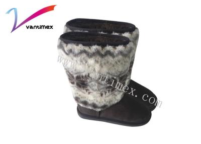 China Winter Women Bag Womens Luxury Boots Artificial Fur Lining Microfibre Upper for sale