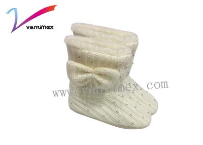 China Autumn Heat Preservation Cotton Bottom Thick Ugg Boots , Plush Baotou Indoor Ladies Boots for sale