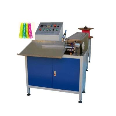 China Plastic Wire Binding Wire Making Machine Automatic PVC Spiral Notebook Single Coil Forming Cutting Maker Machinery for sale