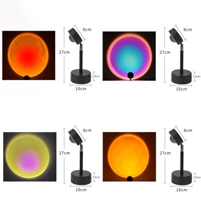 China PORTABLE Badside Night Lights Atmosphere Lamp Led Sunset Projector Floor Lighting for sale