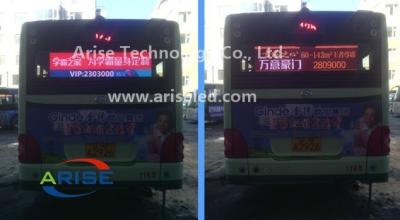 China Wireless Vehicle BUS LED display P6 P8 for sale