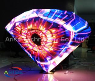 China Creative LED Displays Led Stage Screen-DJ screen/LED DJ booths/ LED Diamond-P4-3.786 for sale