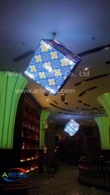 China LED DJ Booth/LED DJ Booth Facade/ Six Faces LED Diamond DJ Booth P3MM P4MM P5MM P6MM ARISE for sale