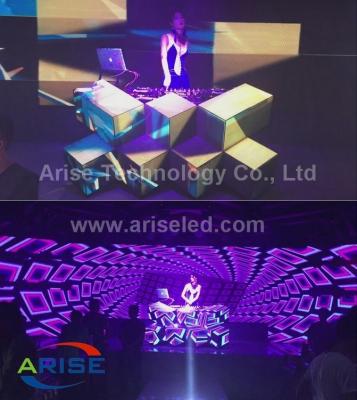 China Creative LED Displays Led Stage Screen-DJ screen/LED DJ booths/ LED Diamond-P4-3.786 for sale