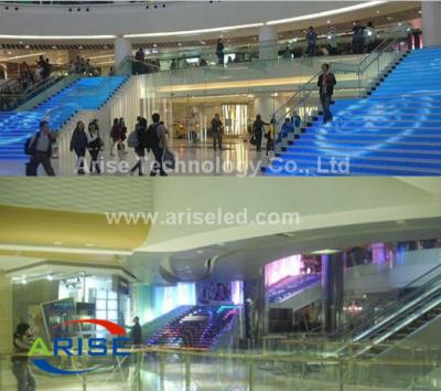 China P4 indoor stairs led display Video LED full colours HD on stairs Arise Technology Co., Ltd for sale