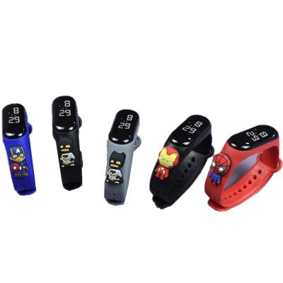 China Hot-selling Cute Children's Touch Wristband New Automatic Date Doll LED Electronic Watch Plastic Waterproof Watch for sale