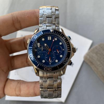 China Hot Selling Day/Date Quartz Watch Stainless Steel Buckle Strap Sapphire Glass Luxury Men's Reloj de cuarzo for sale