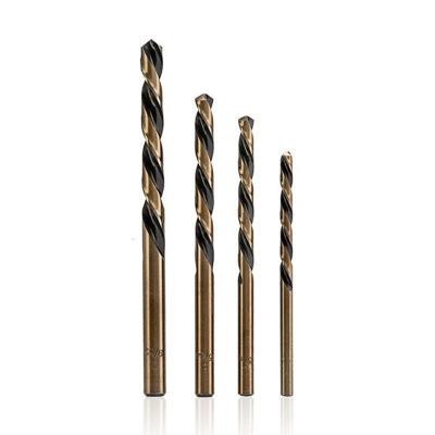 China Stainless Steel Black Amber Color HSS Twist Drill Bit for sale