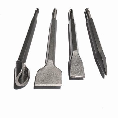 China 40Cr SDS Cutting Plus Wide Flat Gouging Chisel For Concrete Stone And Marble for sale