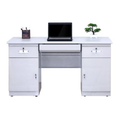 China Luoyang Whale Desks Most Popular Modern Blue Eco - Friendly Large Computer Desk With Drawers for sale