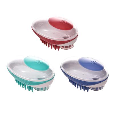 China Pet Bath Brush Cat Dog Massage Brush Hair Removal Stabilized Artifact Cat Feeds Pets for sale