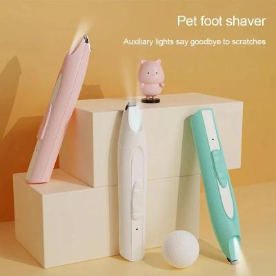 China Hot Selling Battery Powered USB Viable Or Rechargeable Low Noise Electric Professional With Lightweight Pet Foot Hair Trimmer for sale