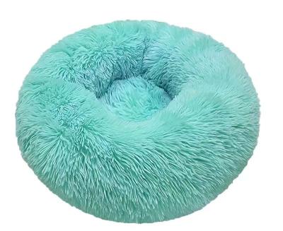 China Factory Direct Selling Breathable Comfortable Donut Round Plush Pet Bed Indoor Outdoor Soft Washable Dog and Cat Bed House for sale