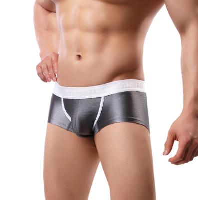 China Antibacterial High Quality Elastic Waist Tight Men's Briefs Underwear Boxer Shorts Breathable Quick Dry Man Panties for sale