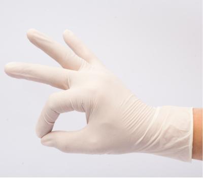 China Disposable Latex  glove  with CE for approval for Europe and SGS report for sale