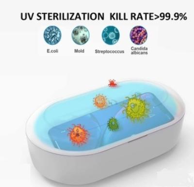 China Multifunctional ultraviolet disinfection box wireless charger for sale