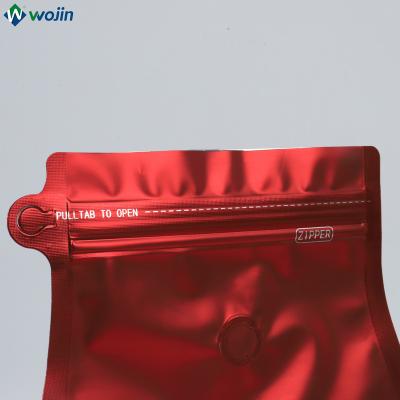 China High Quality WOJIN 500g Food Stand Up Pouch With Zipper Coffee Bag for sale