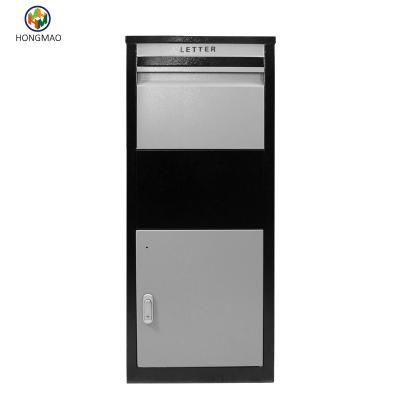 China Big capacity ; Outdoor Fashion Metal Package Parcel Drop Box For Parcels And Mails Free Standing Stainless Steel Parcel Box for sale