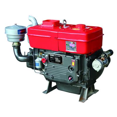 China Water Cooled Electric Type Water Cooled Start 28HP Single Cylinder Diesel Engine ZS1125M for sale