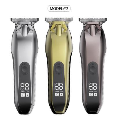 China 2021 NEW Professional Rechargeable Electric Barber Cordless Zero Cut Hair Clippers For Men Hair Trimmer for sale