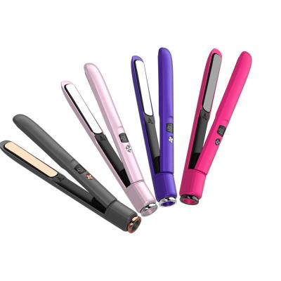 China Detachable Multi Cord Hair Styler Iron Loop Crimp Straight In 1 Pink Straight Hair Iron Hair Straightener Styling Comb for sale