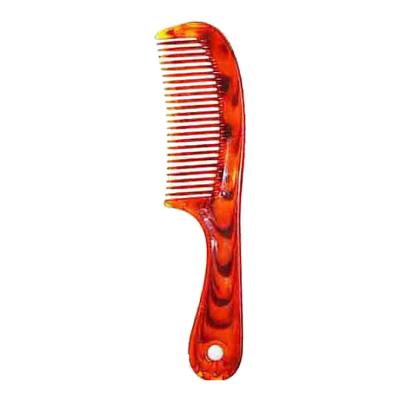 China Amber Styling Hair Salon Fine Teeth Home Comb for sale