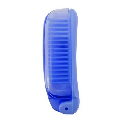 China Hotel Mini Flat Convenient Foldable Hair Comb Brush for sale